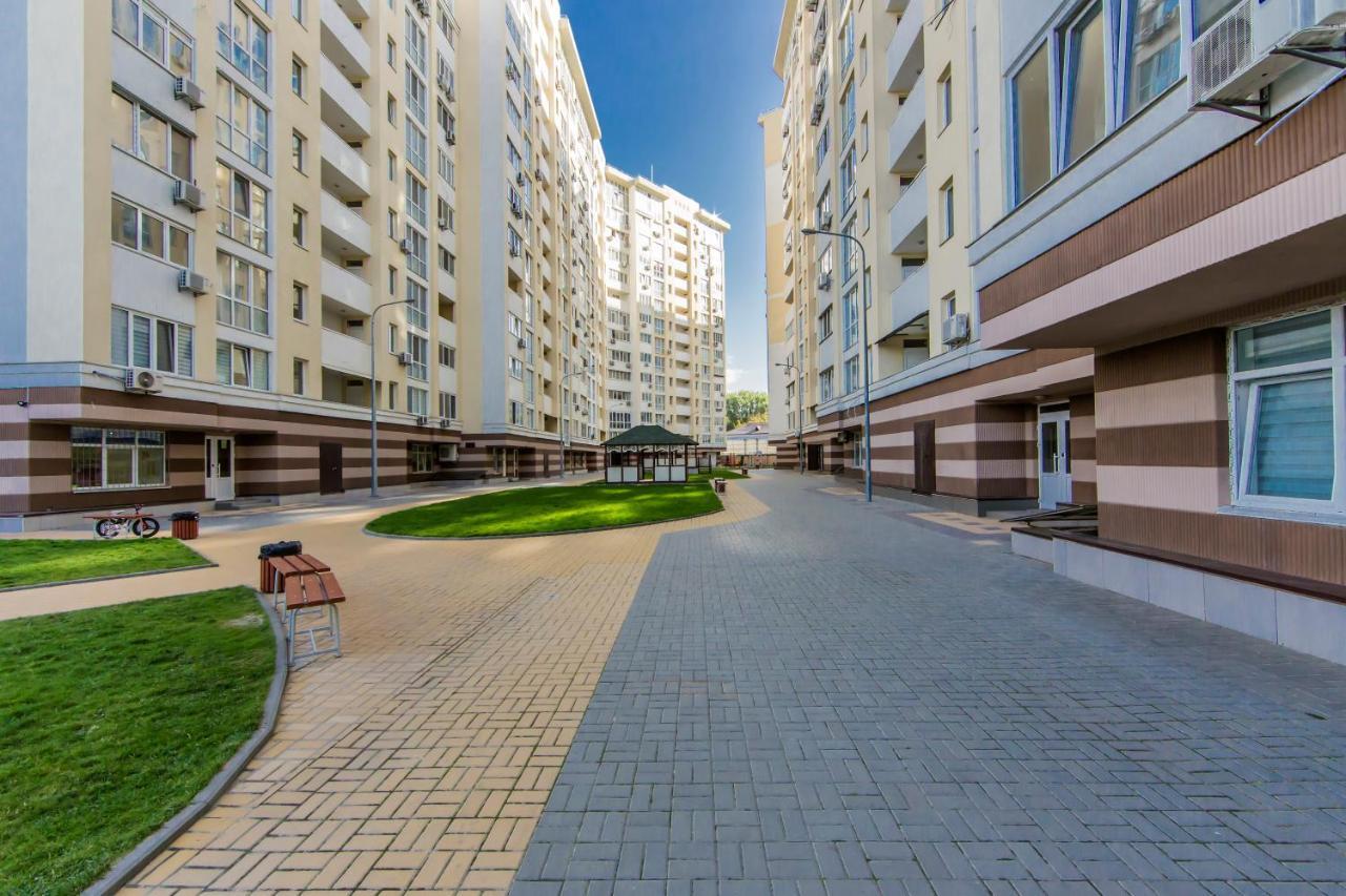 Стильна Квартира В Сучасному Комплексі Метро Нивки Kiev Exteriör bild